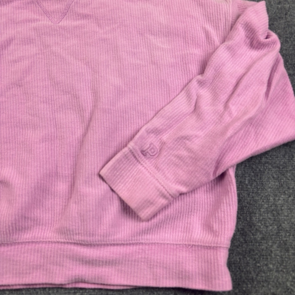 PINK by Victoria’s Secret Women’s Pink Ribbed Crewneck Sweater size: Small - Picture 3 of 7